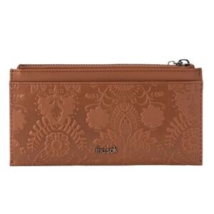 The Sak "Neva" Large Leather Embossed Card Wallet